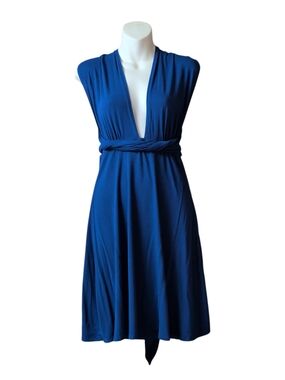 Reaction Kenneth Cole Royal Blue Knit Dress